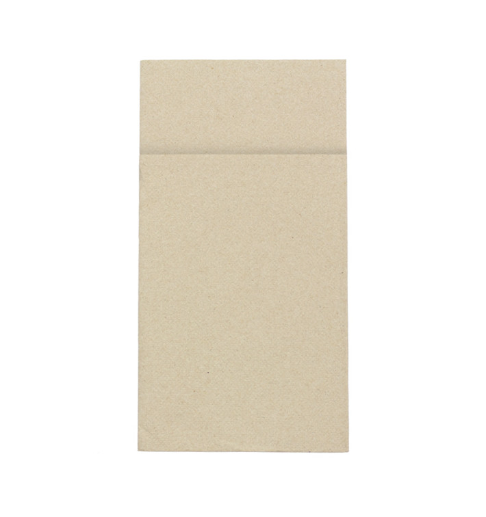 Cutlery Pocket Fold Napkin de Papel Eco 40x40cm (60 Units) 