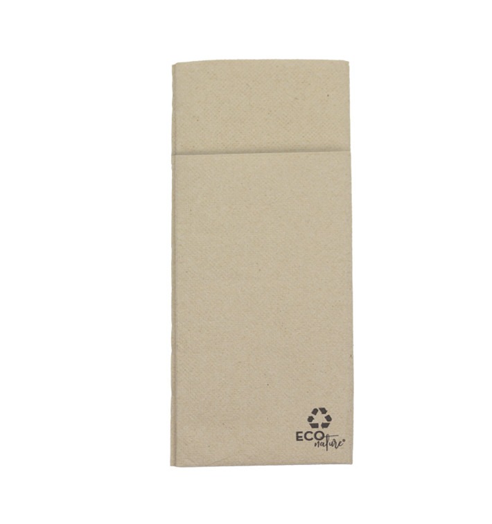 Cutlery Pocket Fold Napkin de Papel Eco 32x40cm (30 units) Cutlery Pocket Fold Napkin de Papel Eco 32x40cm (30 units)
