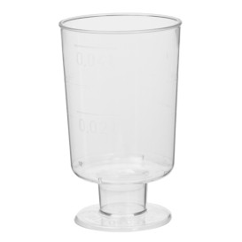 Plastic Stemmed Glass Liquor 40ml (20 Units)