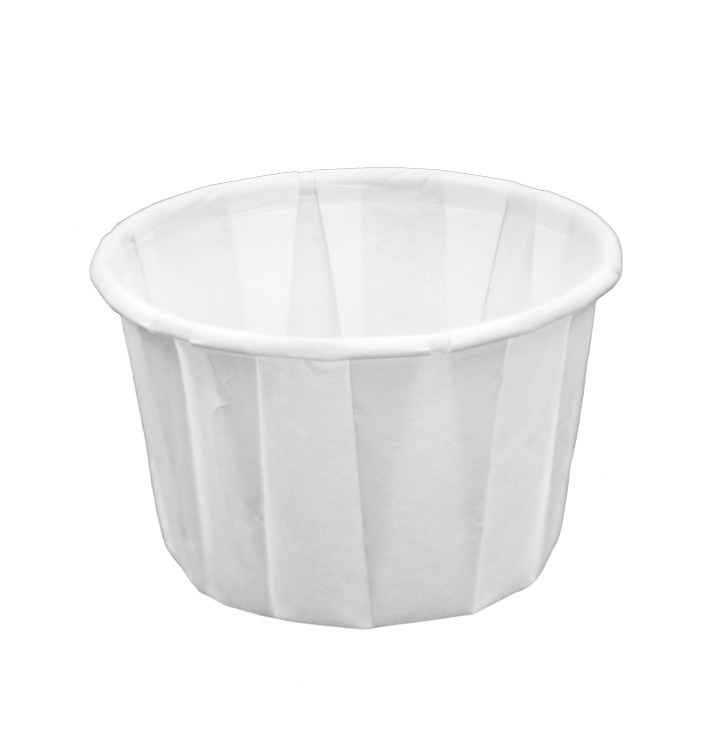 Pleated Paper Souffle Cup 100ml (250 Units) Pleated Paper Souffle Cup 100ml (250 Units)