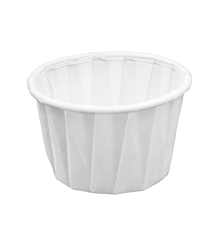 Pleated Paper Souffle Cup 37ml (250 Units) Pleated Paper Souffle Cup 37ml (250 Units)
