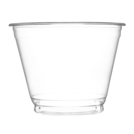 Plastic Container PET Crystal 270ml Ø9,3cm (50 Units)