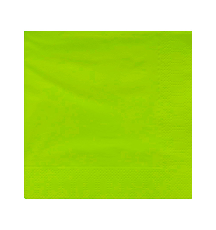 Paper Napkin Edging Pistachio 20x20cm 2C (100 Units) Paper Napkin Edging Pistachio 20x20cm 2C (100 Units)