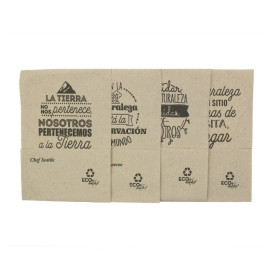 Paper Napkins Sulphite "Miniservis" Kraft 17x17cm (200 Units)  