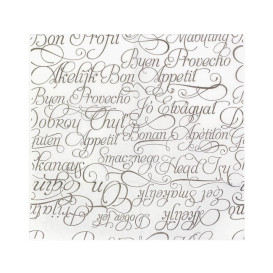 Paper Napkin Miniservis "Buen Provecho" 17x17cm (200 Units)  