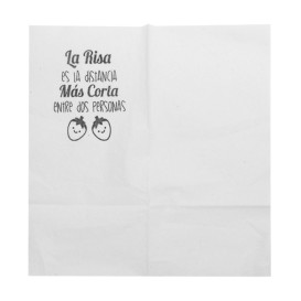 Paper Napkins Sulphite "Miniservis" White 17x17cm (200 Units)  