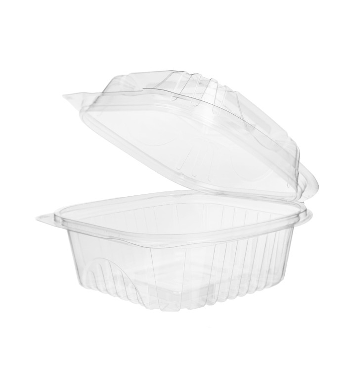 Clamshell Deli Container PLA 15,0x15,0x7,5cm (80 Units) Clamshell Deli Container PLA 15,0x15,0x7,5cm (80 Units)