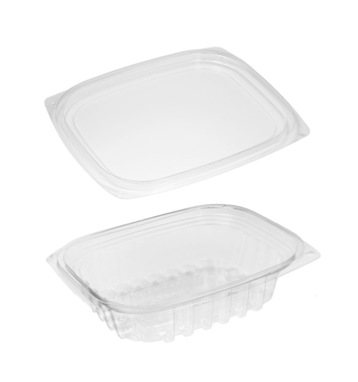 Cornstarch Deli Container with Lid PLA Compostable 235ml (300 Units) Cornstarch Deli Container with Lid PLA Compostable 235ml (300 Units)