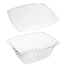 Cornstarch Deli Container with Lid PLA Compostable 940ml (200 Units)