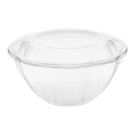 Salad Bowl with Lid PLA 940ml (50 Units) 
