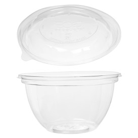 Salad Bowl with Lid PLA 530ml (50 Units) 