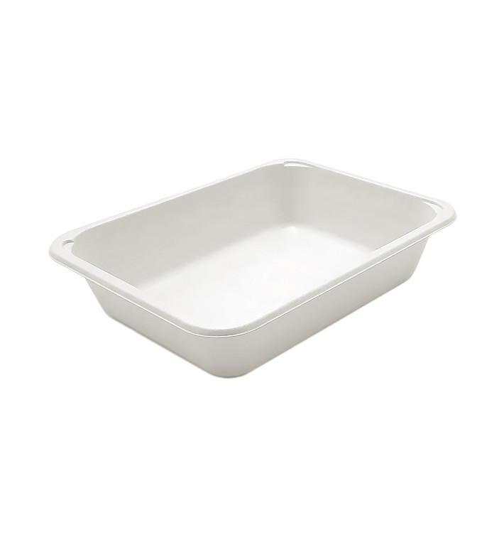 Sugarcane Container PLA Laminated 1350ml 22,7x17,8x5cm (300 Units) Sugarcane Container PLA Laminated 1350ml 22,7x17,8x5cm (300 Units)
