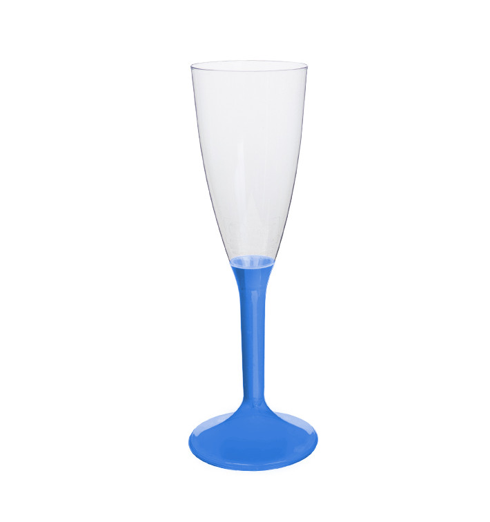 Plastic Stemmed Flute Sparkling Wine Blue Mediterranean 120ml 2P (200 Units) Plastic Stemmed Flute Sparkling Wine Blue Mediterranean 120ml 2P (200 Units)