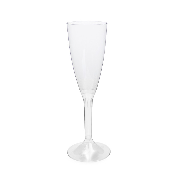Plastic Stemmed Flute Sparkling Wine Clear 120ml 2P (40 Units) Plastic Stemmed Flute Sparkling Wine Clear 120ml 2P (40 Units)