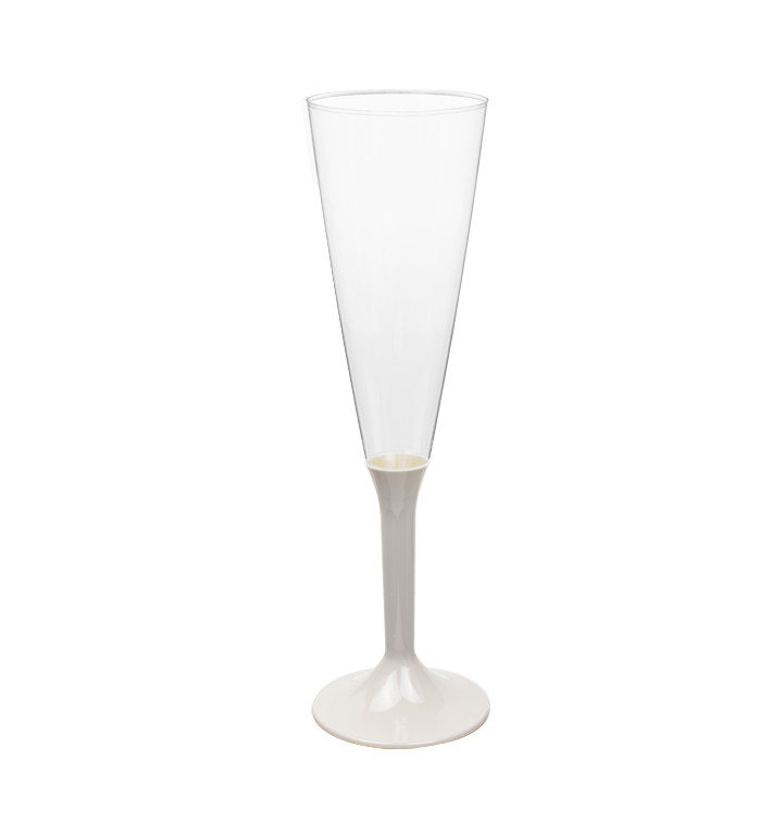 Plastic Stemmed Flute Sparkling Wine Beige 160ml 2P (40 Units) Plastic Stemmed Flute Sparkling Wine Beige 160ml 2P (40 Units)