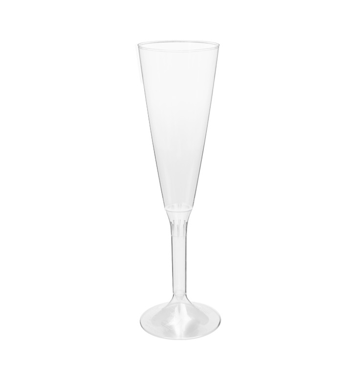 Plastic Stemmed Flute Sparkling Wine Clear 160ml 2P (40 Units) Plastic Stemmed Flute Sparkling Wine Clear 160ml 2P (40 Units)