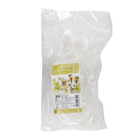 Glass PLA Biodegradable Clear 200ml (20 Units)