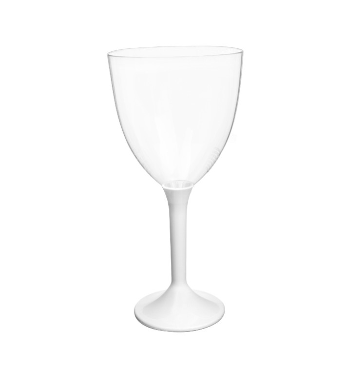Plastic Stemmed Glass Wine White Removable Stem 300ml (200 Units) Plastic Stemmed Glass Wine White Removable Stem 300ml (200 Units)