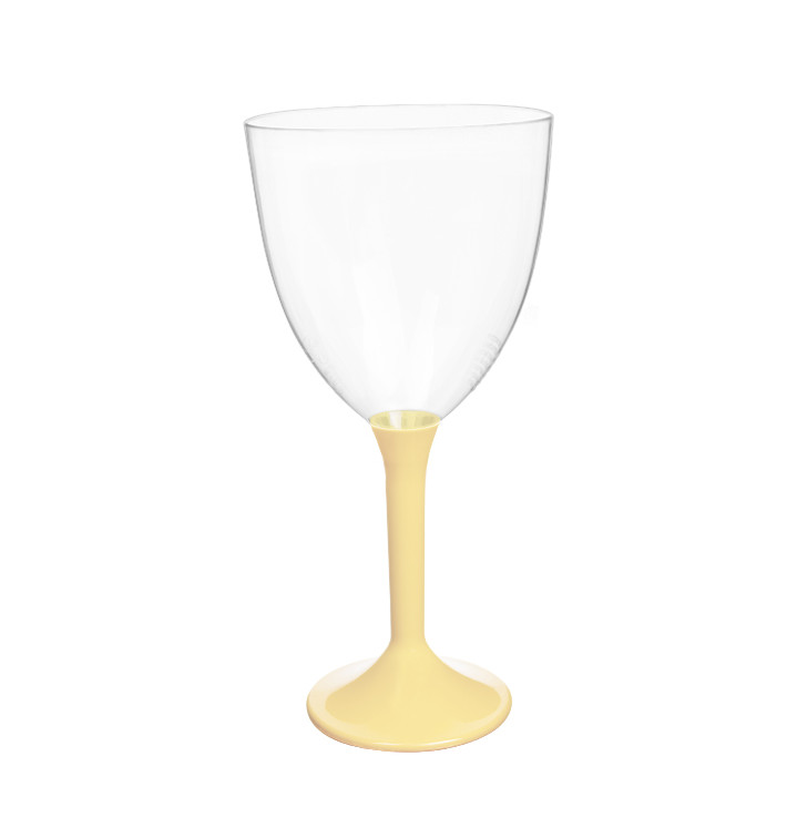 Plastic Stemmed Glass Wine Cream Removable Stem 300ml (200 Units) Plastic Stemmed Glass Wine Cream Removable Stem 300ml (200 Units)