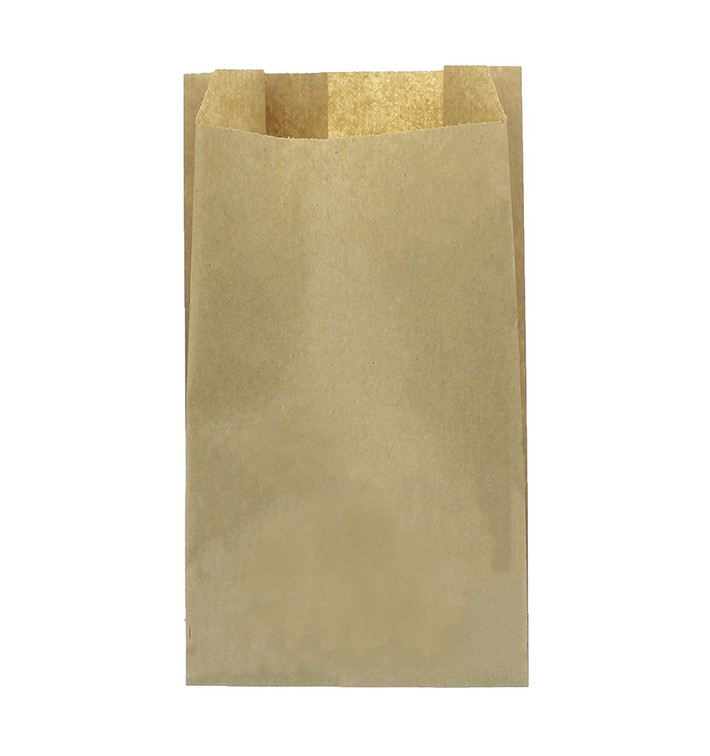 Paper Food Bag Kraft 12+6x20cm (1.000 Units)