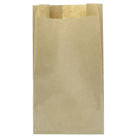 Paper Food Bag Kraft 25+8x42cm (100 Units) 