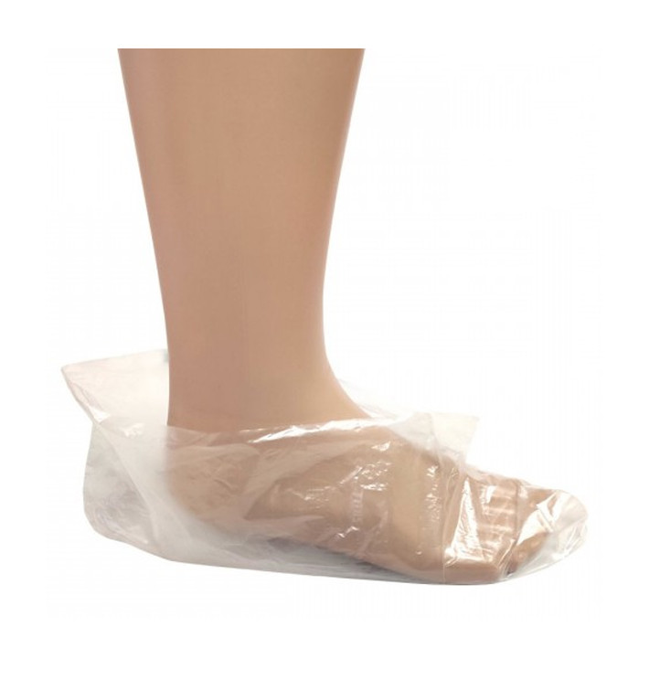 Disposable Plastic Socks PE Clear (500 Units) Disposable Plastic Socks PE Clear (500 Units)