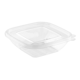 Plastic Lid PET for Plastic Bowl Flat 175x175mm (300 Units)