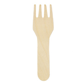 Wooden Mini Fork 7,5cm (100 Units) 