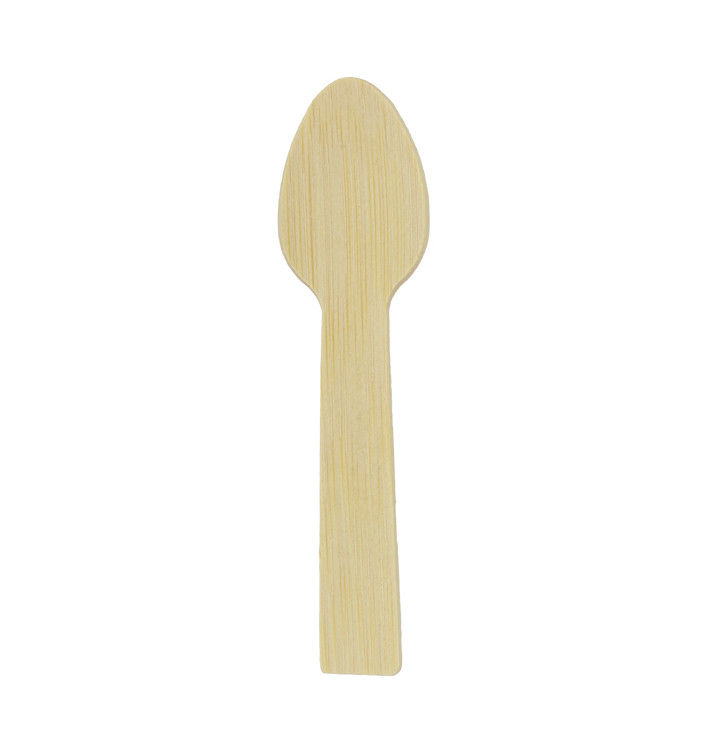 Bamboo Teaspoon 7,5cm (50 Units) Bamboo Teaspoon 7,5cm (50 Units)