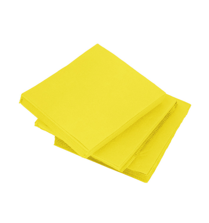 Paper Napkin Micropoint Yellow 20x20cm 2C (90 Units) Paper Napkin Micropoint Yellow 20x20cm 2C (90 Units)