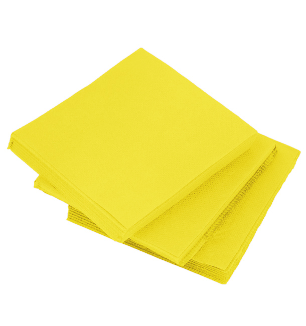 Paper Napkin Micropoint Yellow 20x20cm 2C (3.240 Units)