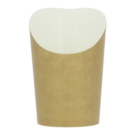 Paper Container Kraft for Fries and Wraps Ø8,1x11,5cm (1.320 Units)