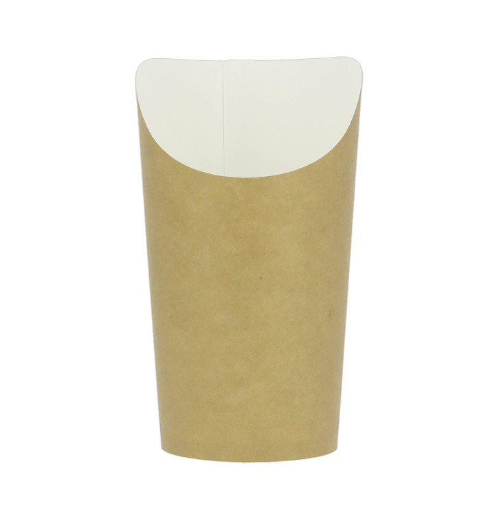 Paper Container Kraft for Fries and Wraps Ø8,1x14cm (1.320 Units)