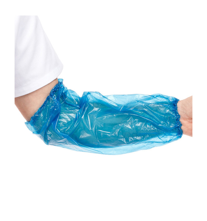 Disposable Plastic Over Sleeve PE Blue G120 18x44cm (100 Units) Disposable Plastic Over Sleeve PE Blue G120 18x44cm (100 Units)