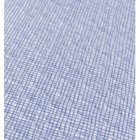 Pre-Cut Paper Tablecloth 1x1m "Between Lines" Blue 40g/m² (400 Units)