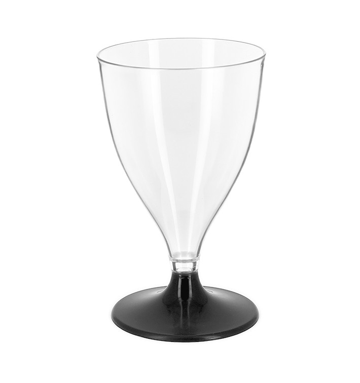 Reusable PS Cup Water/Wine Anthracite Foot 200ml 2P (6 Units) Reusable PS Cup Water/Wine Anthracite Foot 200ml 2P (6 Units)