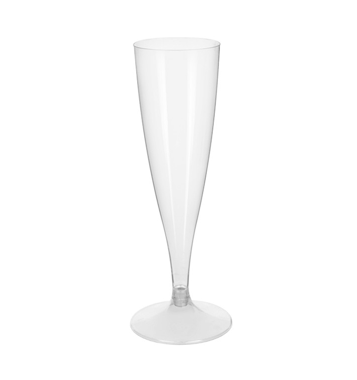 Plastic Stemmed Flute Sparkling Wine Clear 140ml 2P (20 Units) Plastic Stemmed Flute Sparkling Wine Clear 140ml 2P (20 Units)
