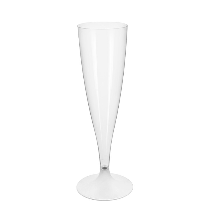Plastic Stemmed Flute Sparkling Wine White 140ml 2P (400 Units) Plastic Stemmed Flute Sparkling Wine White 140ml 2P (400 Units)