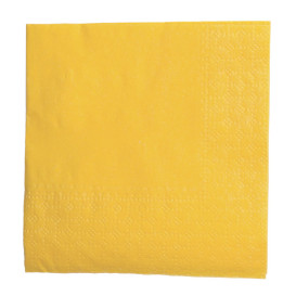 Paper Napkin Yellow 20x20cm (100 Units) 