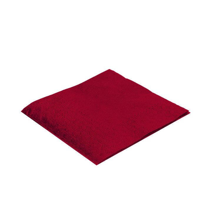 Paper Napkin Burgundy 20x20cm 2C (6.000 Units) Paper Napkin Burgundy 20x20cm 2C (6.000 Units)