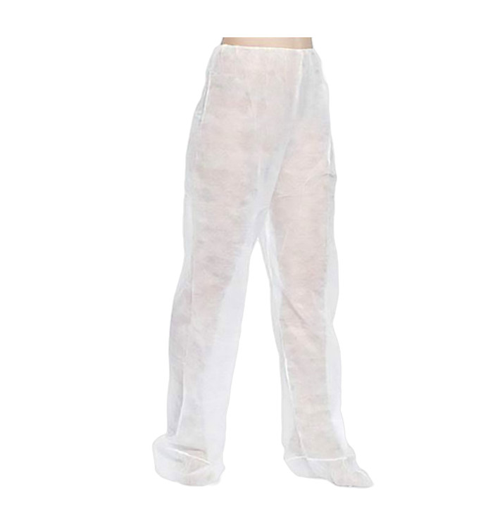 Disposable Trousers Pressotherapy Treatment TST PP White (1 Unit) Disposable Trousers Pressotherapy Treatment TST PP White (1 Unit)