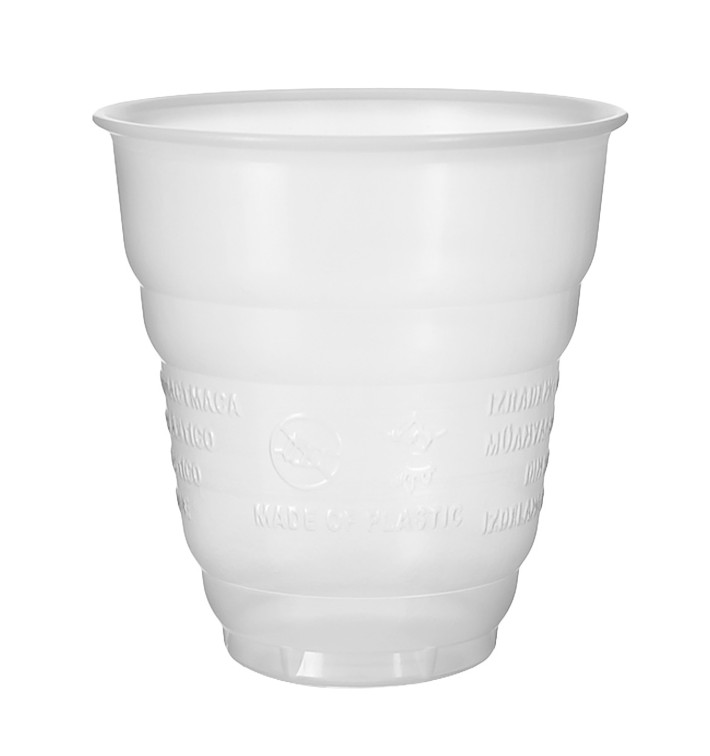 Plastic Cup PS Vending "Design" Transparent 166ml Ø7,0cm (3.000 Units)