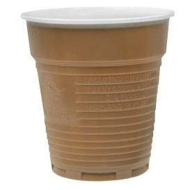 Plastic Cup PS Vending Two Tones 166ml Ø7,0cm (3.000 Units)