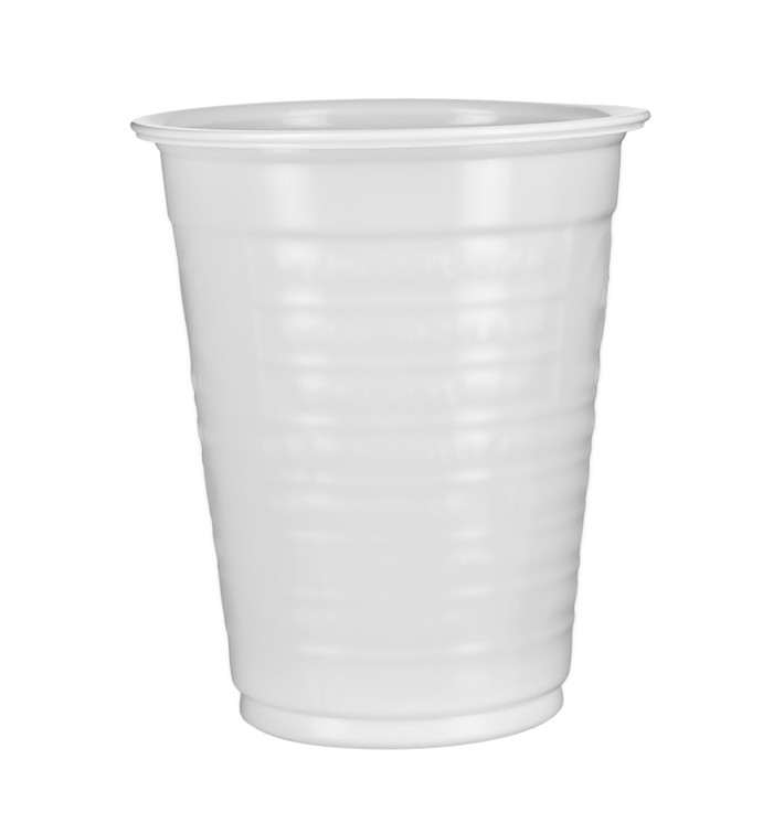 Plastic Cup PS White 200ml Ø7,0cm (100 Units) Plastic Cup PS White 200ml Ø7,0cm (100 Units)