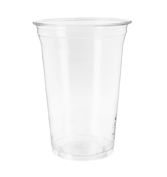 Cornstarch Cup PLA Bio Clear 550ml Ø9,5cm (1120 Units) Cornstarch Cup PLA Bio Clear 550ml Ø9,5cm (1120 Units)