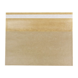 Paper Food Bag Autoseal Kraft 21x17cm (100 Units)