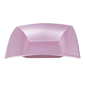 Plastic Plate Deep Violet "Nice" Pearl PP 18 cm (25 Units) 