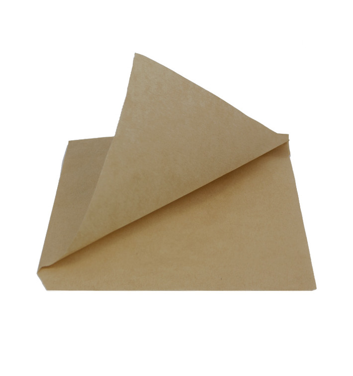 Paper Food Bag Grease-Proof Opened L Shape Kraft 15x15cm (250 Units) Paper Food Bag Grease-Proof Opened L Shape Kraft 15x15cm (250 Units)