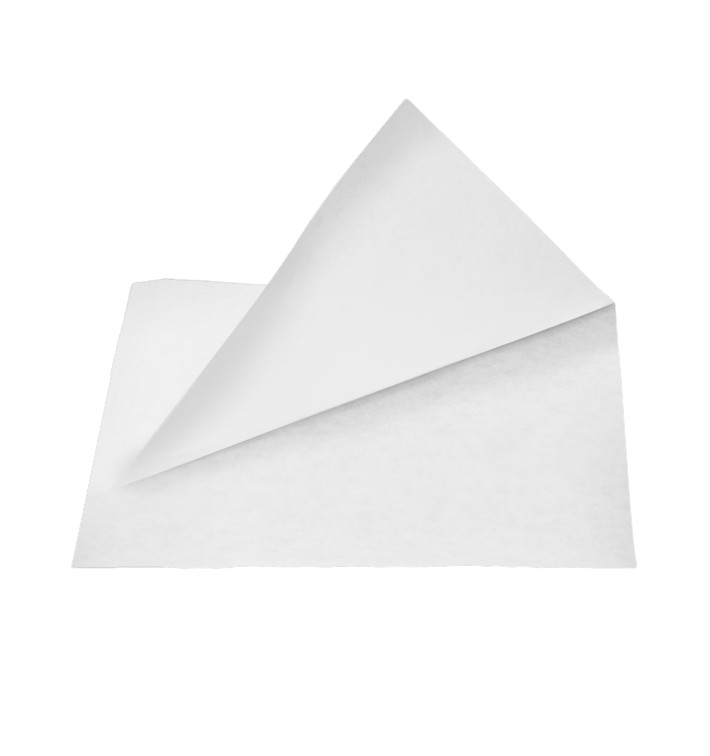 Paper Bag Grease-Proof Opened 15x13/10cm White (100 Units) Paper Bag Grease-Proof Opened 15x13/10cm White (100 Units)