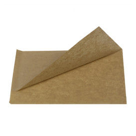 Paper Bag Grease-Proof Opened 20x13/10cm Natural (5000 Units)